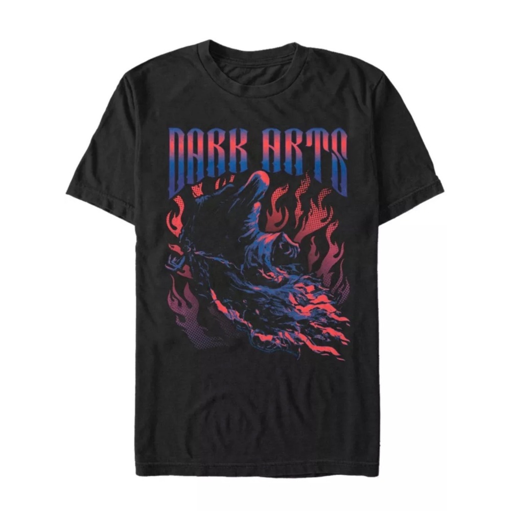 Port & Company Harry Potter Dark Arts Graphic T-Shirt Large Ring Spun Cotton Tee